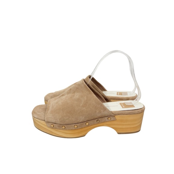 Dolce Vita Dorado Open Toe Suede Platform Studded Sandals Size 9.5 - Picture 3 of 9